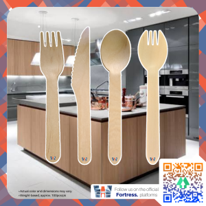 Crown Wooden Cutlery